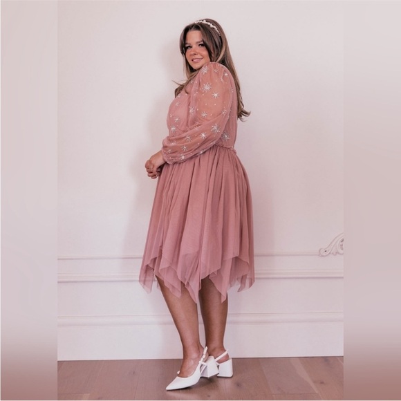 Jessakae Mauve Mystic Dress Size 6x - Picture 2 of 9